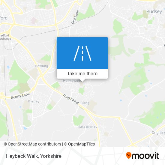 Heybeck Walk map