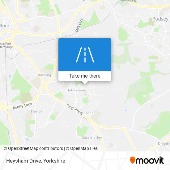 Heysham Drive map