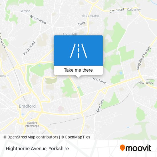 Highthorne Avenue map