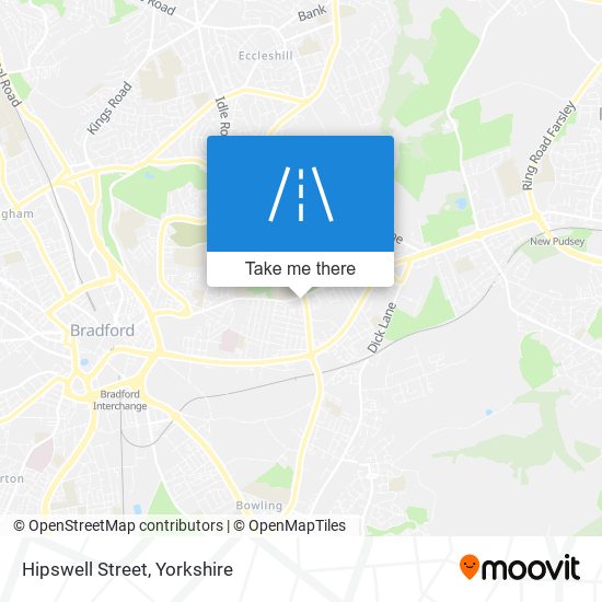 Hipswell Street map