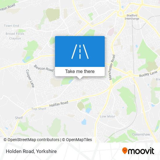 Holden Road map