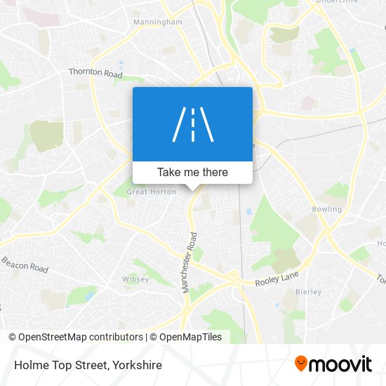 Holme Top Street map