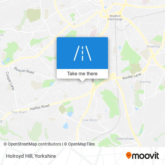 Holroyd Hill map