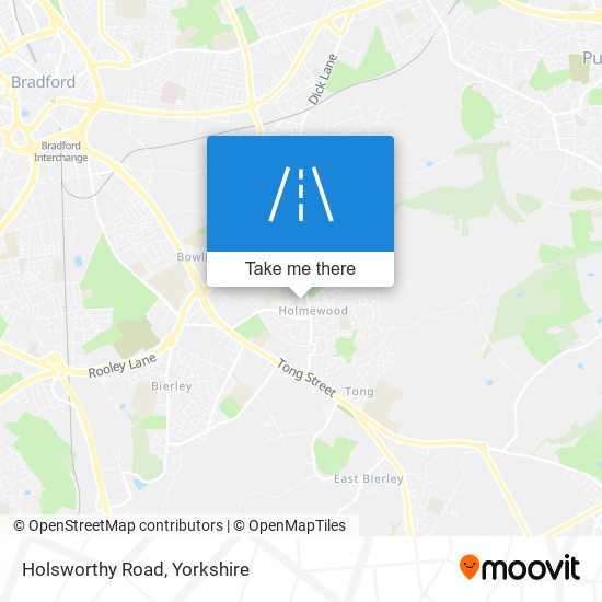 Holsworthy Road map