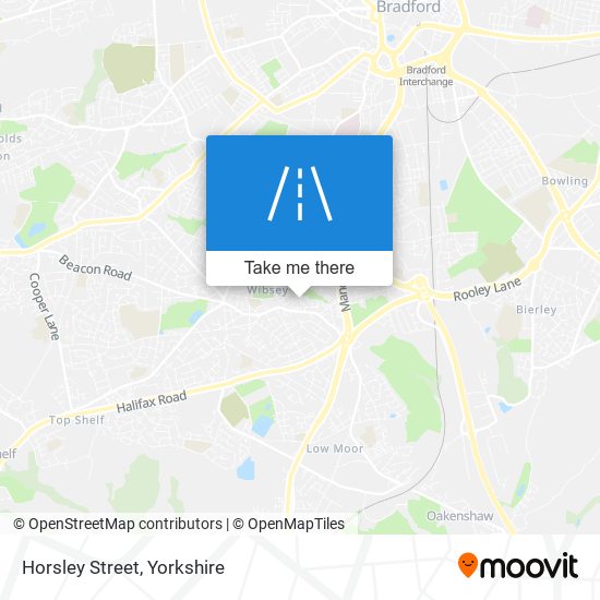 Horsley Street map