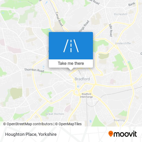 Houghton Place map