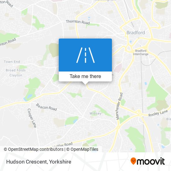 Hudson Crescent map