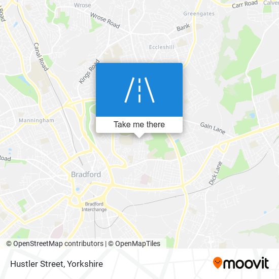 Hustler Street map