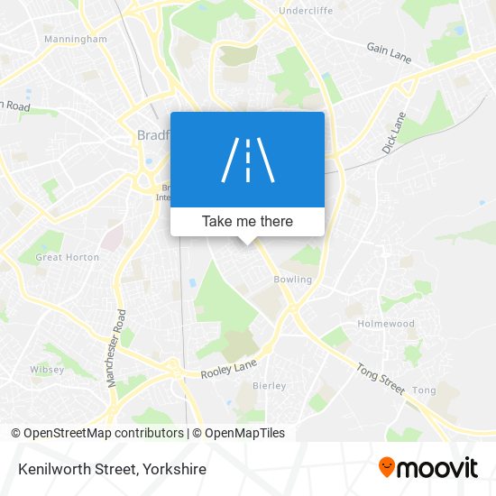 Kenilworth Street map