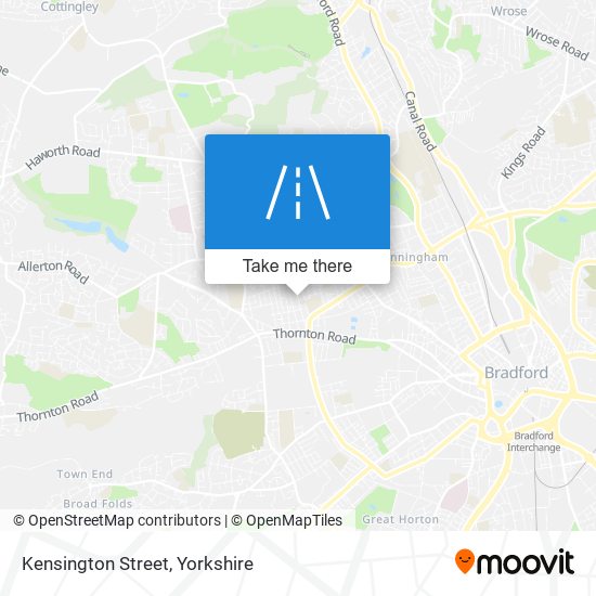 Kensington Street map