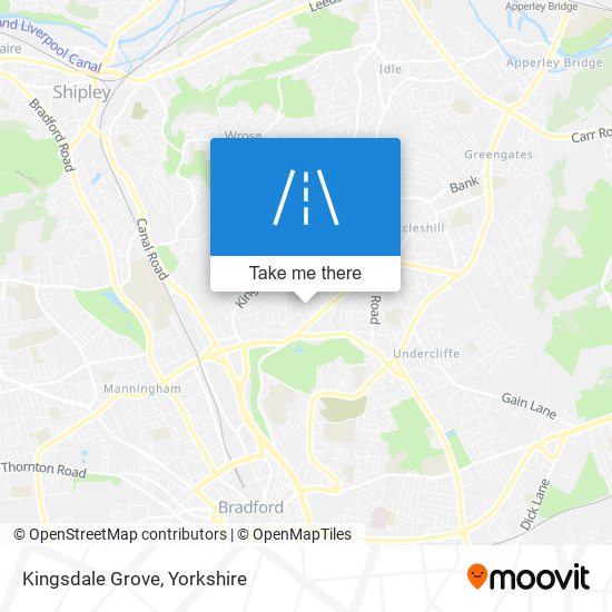 Kingsdale Grove map
