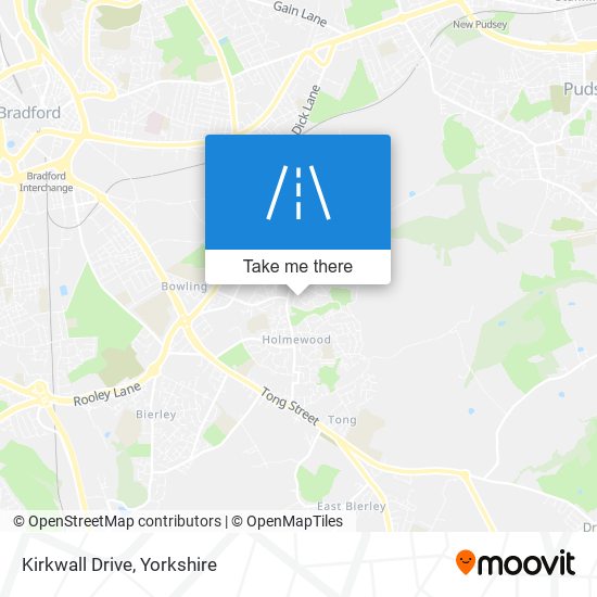 Kirkwall Drive map