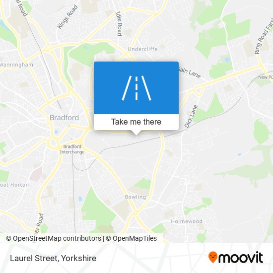 Laurel Street map