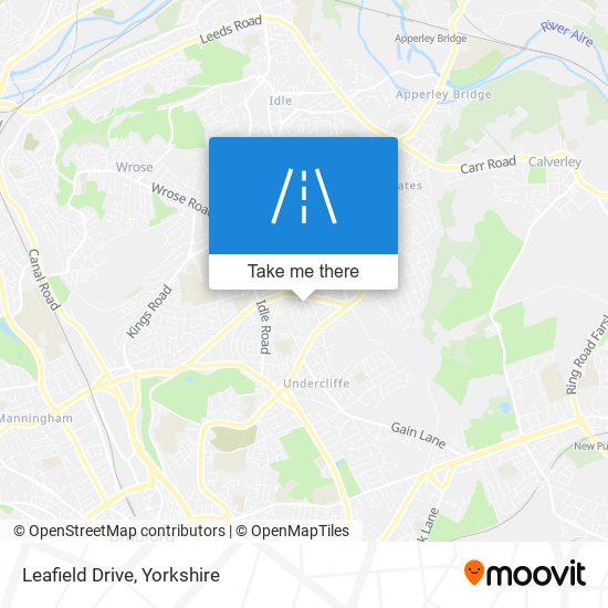 Leafield Drive map