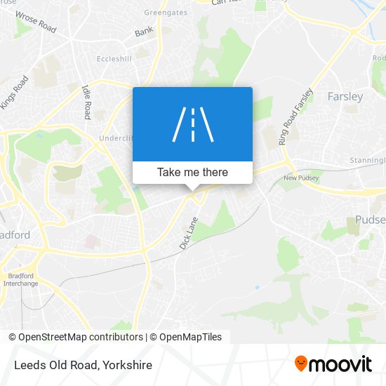 Leeds Old Road map