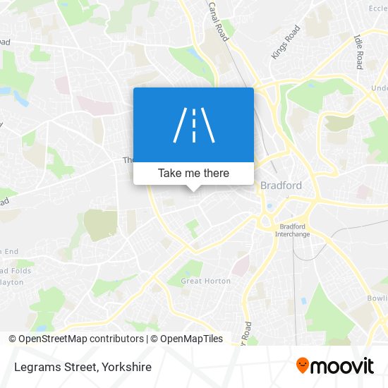 Legrams Street map