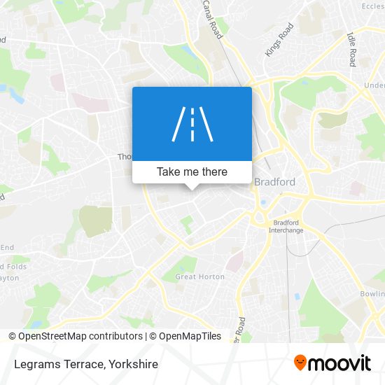 Legrams Terrace map