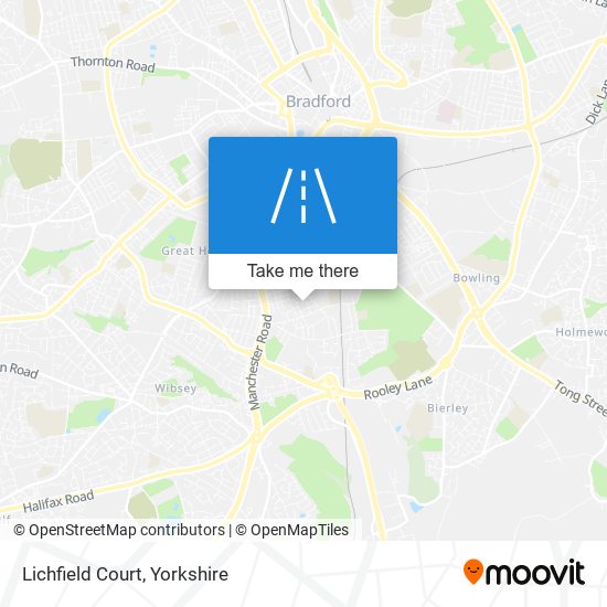 Lichfield Court map