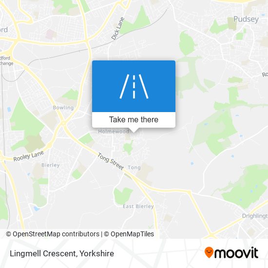Lingmell Crescent map