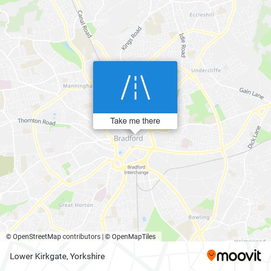 Lower Kirkgate map