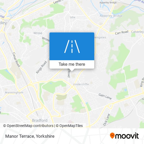 Manor Terrace map