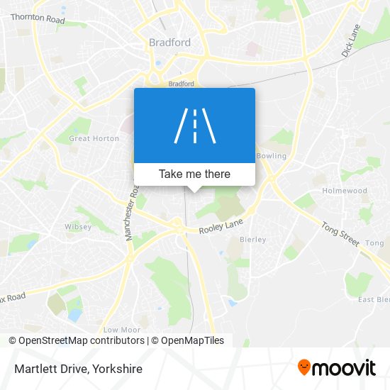 Martlett Drive map