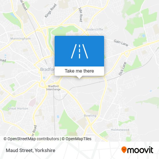 Maud Street map
