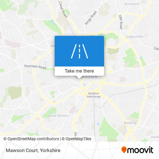 Mawson Court map