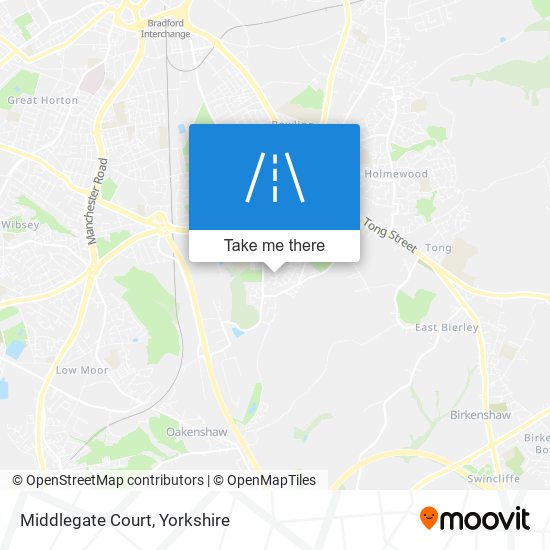 Middlegate Court map