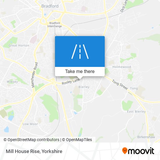 Mill House Rise map