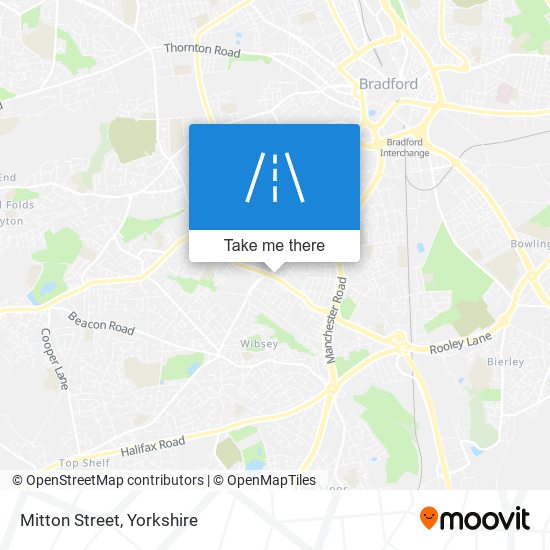 Mitton Street map