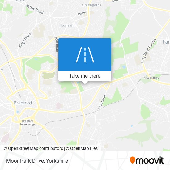 Moor Park Drive map