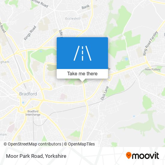 Moor Park Road map