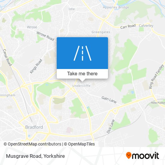 Musgrave Road map
