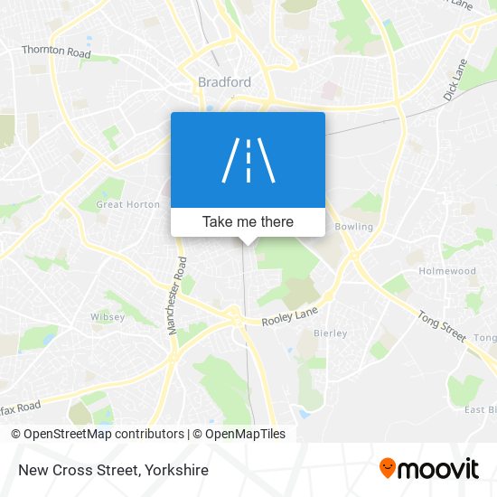 New Cross Street map