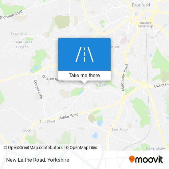 New Laithe Road map