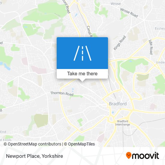 Newport Place map