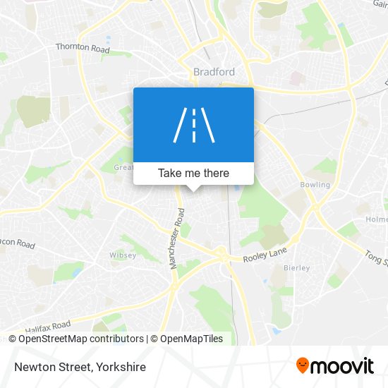 Newton Street map