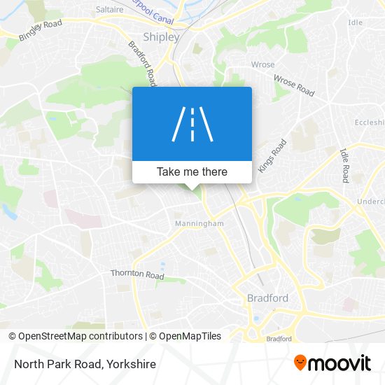 North Park Road map