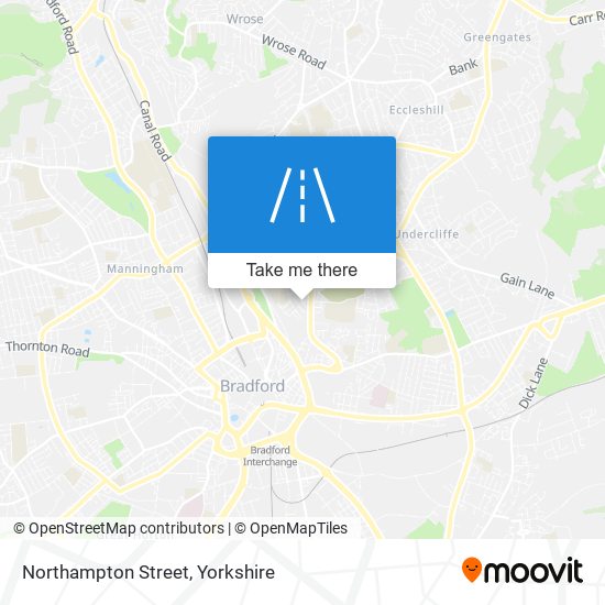 Northampton Street map