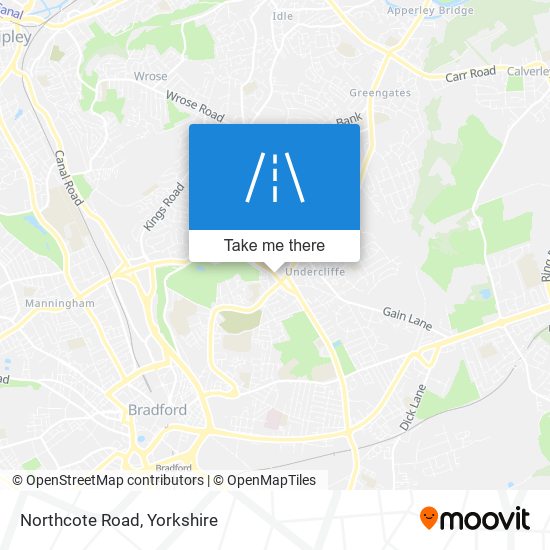 Northcote Road map