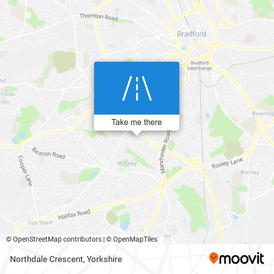 Northdale Crescent map