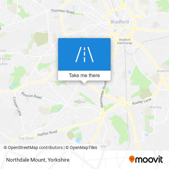Northdale Mount map