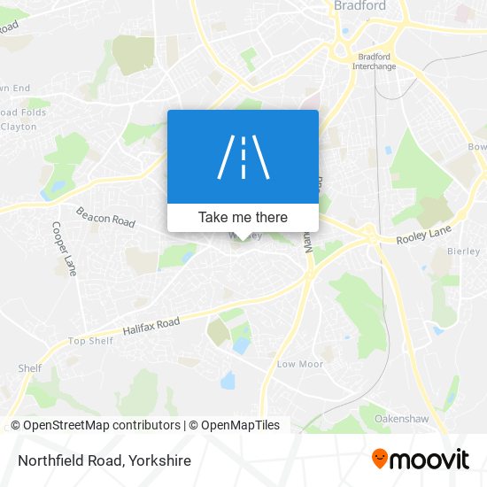 Northfield Road map