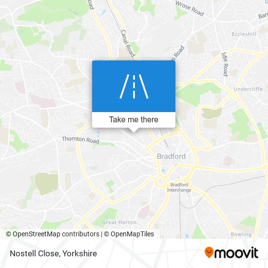 Nostell Close map