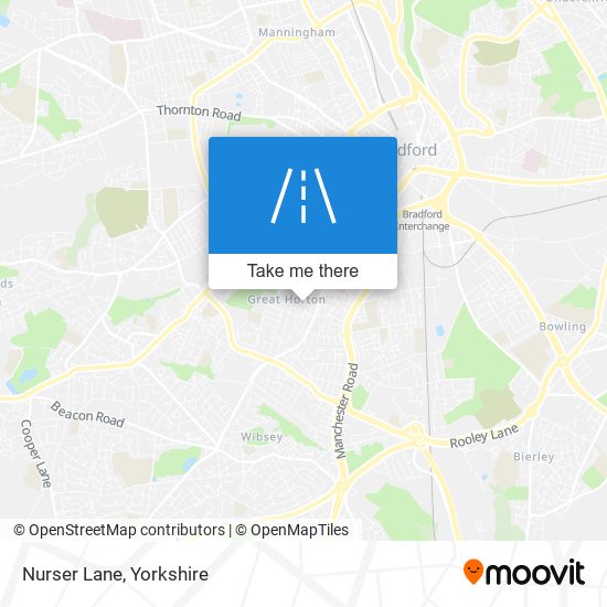Nurser Lane map