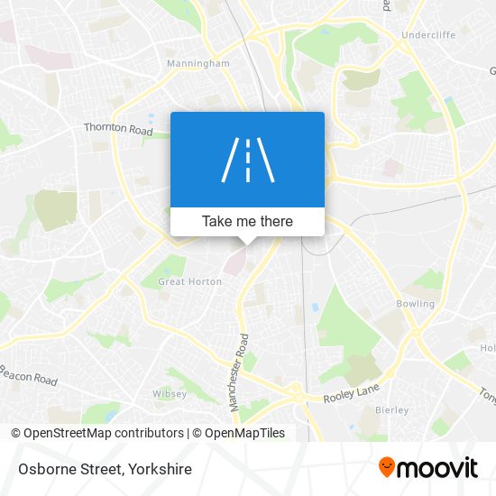 Osborne Street map
