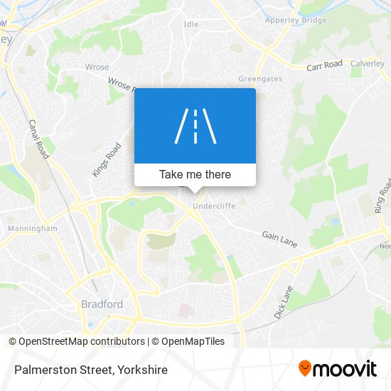 Palmerston Street map