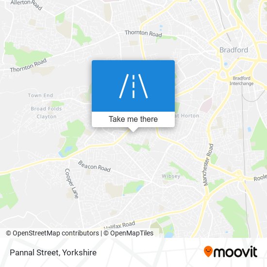 Pannal Street map