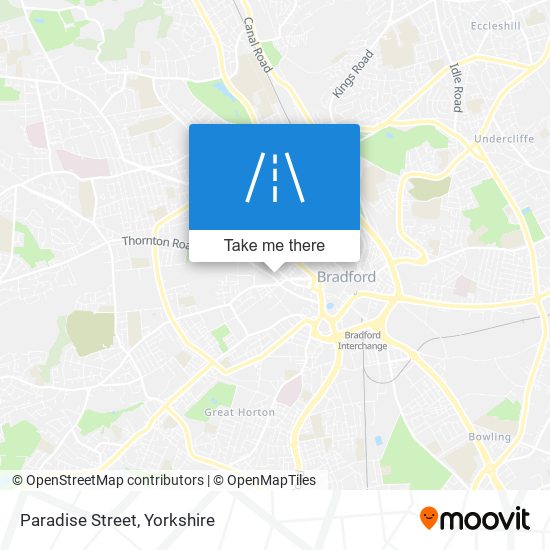 Paradise Street map